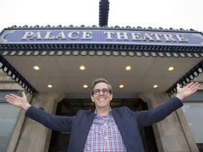 Colin Foster, executive director of the London Community Players, is thrilled that the Palace Theatre is expanding in London. (Derek Ruttan/The London Free Press)