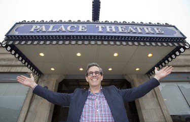 Colin Foster, executive director of the London Community Players, is thrilled that the Palace Theatre is expanding in London. (Derek Ruttan/The London Free Press)