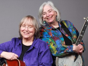 Grammy-winning folk legends Marcy Marxer, left, and Cathy Fink will perform Thursday at the Cuckoo's Next Folk Club upstairs at Chaucer's Pub.