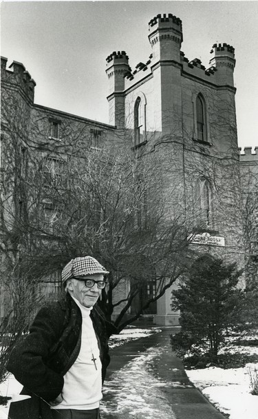Orlo Miller, London historian, priest and playwright, author of Donnelly books, 1975. (London Free Press files)