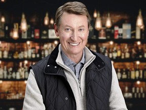 Wayne Gretzky enjoys a cool one at his new craft brewery.