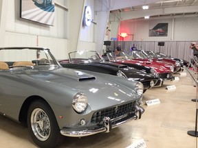 Classic Ferrari's are lined up at the Concourse d'Elegance for RM Sotheby's 40th anniversary weekend celebration. (JAKE ROMPHF, Postmedia News)