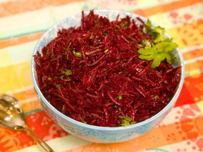 Raw beet salad is a perfect accompaniment to summer meals. Mike Hensen/The London Free Press