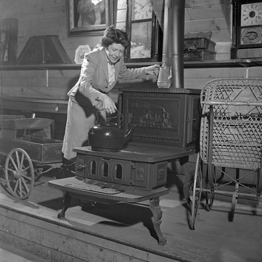 Feature on Pioneer Village at Fanshawe, April 23, 1961. (London Free Press file photo courtesy Archives and Special Collections, Western University)