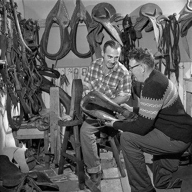 Feature on Pioneer Village at Fanshawe, April 23, 1961. (London Free Press file photo courtesy Archives and Special Collections, Western University)