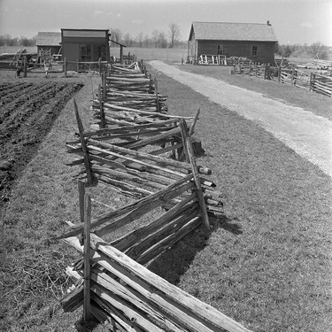 Feature on Pioneer Village at Fanshawe, April 23, 1961. (London Free Press file photo courtesy Archives and Special Collections, Western University)