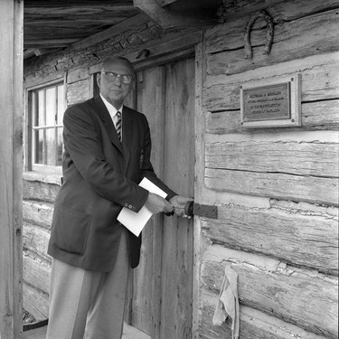 Fanshawe opening of pioneer village, June 26, 1959. (London Free Press file photo courtesy Archives and Special Collections, Western University)