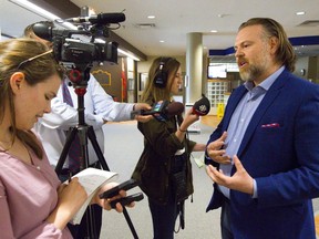 Blackridge Strategy co-owner and school board trustee Jake Skinner (Mike Hensen/The London Free Press)