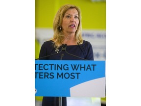 Ontario's Minister of Health Christine Elliott talks about a new ambulance in London that will be dedicated to infants in SW Ontario. Mike Hensen/The London Free Press/Postmedia Network