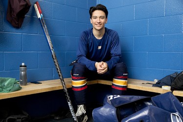 Ryan Suzuki at Western Fair Sports Centre in London. (Derek Ruttan/The London Free Press)