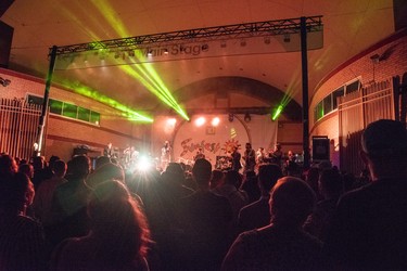 Alain Perez y Su Orquesta of Havana, Cuba lights up the crowd at last year’s fest.