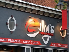 A bomb threat forced Stratford Police to evacuate Gilly's Pub House. (Galen Simmons/The Beacon Herald)