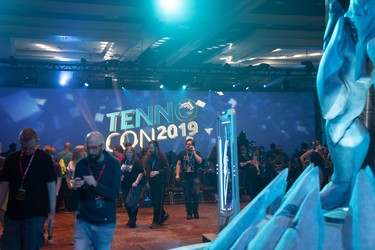 More than 2,000 people attend TennoCon, an annual convention  at London's convention centre, RBC Place, Saturday which celebrates Warframe, a video game developed by London company Digital Extremes.  (MAX MARTIN, The London Free Press)
