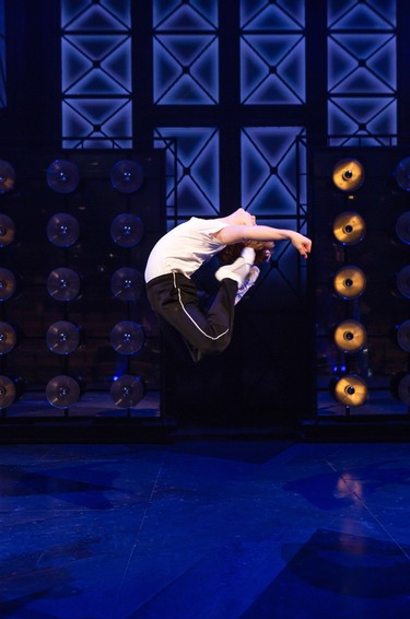 Nolen Dubuc as Billy Elliot in Billy Elliot the Musical.