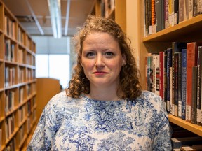 Brescia University College associate professor Heather Kirk is starting a new research project that examines women and gossip in seventeenth-century French literature. (MAX MARTIN, The London Free Press)