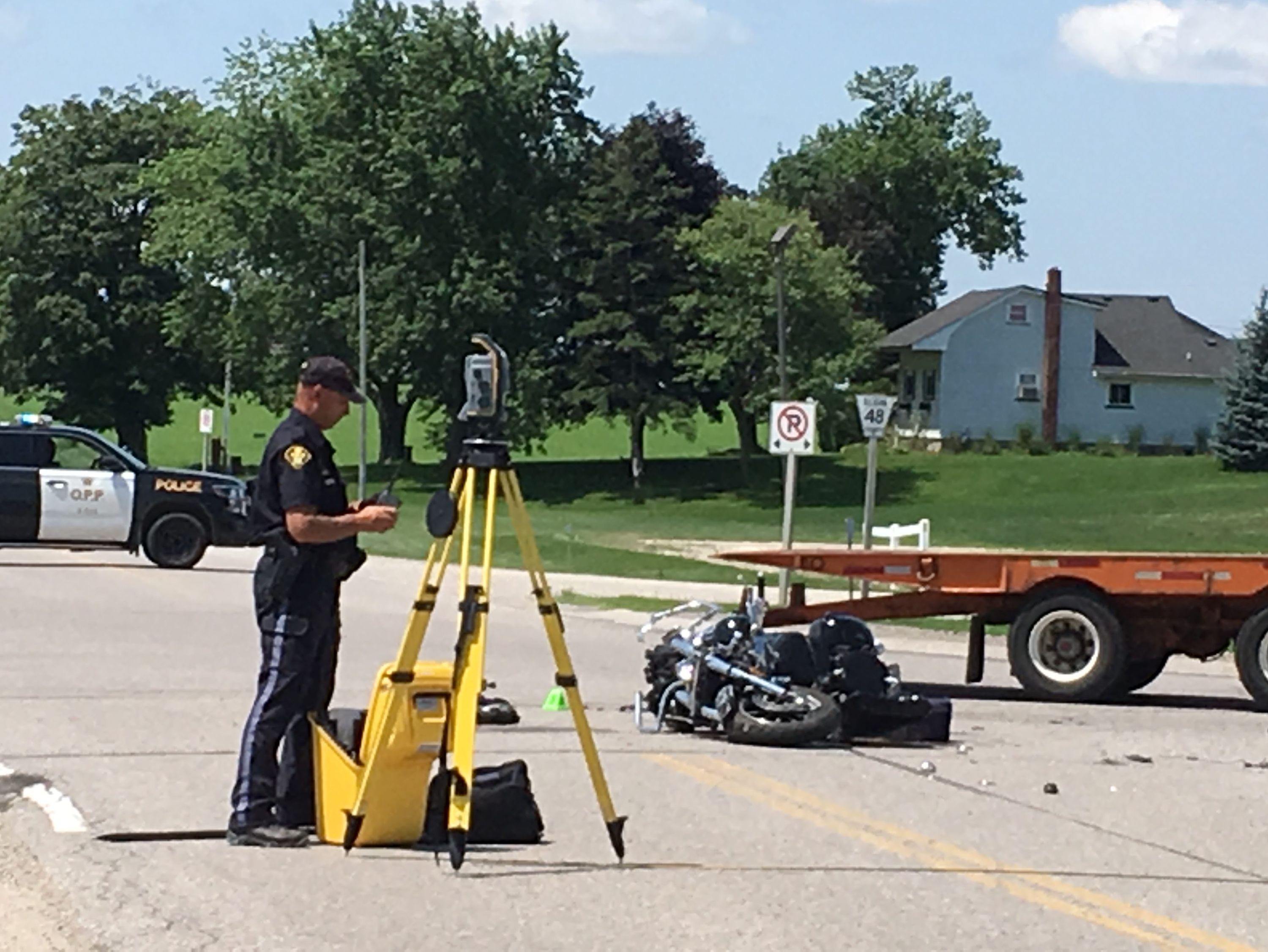 Man Suffers Life-threatening Injuries After Motorcycle, Truck Collide ...