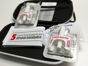 Naloxone can halt the effects of an opiod overdose. (Mike Hensen, The London Free Press)