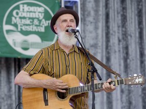 Fred Penner opens the 46th Home County Music and Art Festival at Victoria Park. (Derek Ruttan/The London Free Press)