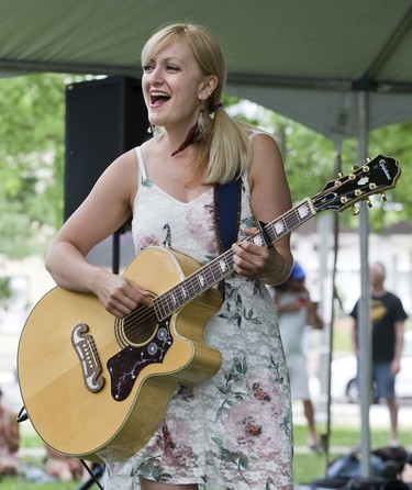 Angela Saini performs on the East Stage at the Home County Music and Art Festival in London, Ont. Derek Ruttan/The London Free Press/Postmedia Network