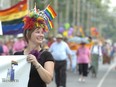 Greta Bauer of London participated in the 17th annual London pride parade on Sunday July 24, 2011.  (File photo)