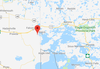 Google Maps: Red icon denotes the location of Shoal Lake 40 First Nation, west of Kenora in northern Ontario, where Pauline Fair grew up.