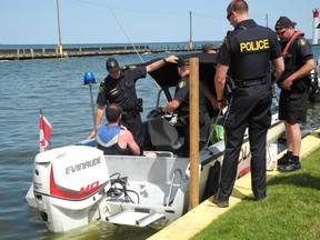 Norfolk OPP responded to several calls during the annual Pottahawk boat party Sunday.