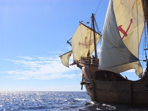 The Nao Santa Maria, a replica of the Christopher Columbus flag ship, is scheduled to visit Sarnia Aug, 9 to 11 as part of the Tall Ships Celebration in Sarnia Harbour. The weekend on Sarnia's waterfront will also include Bluewater Borderfest and Artzscape by the Bay.