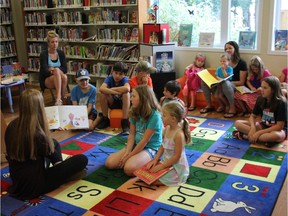 Alyssa MacMillan reads to participants of the TD Summer Reading Club. (Postmedia Network file photo)