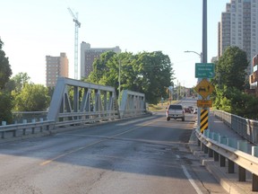 Victoria Bridge, on Ridout Street south of Horton. (MEGAN STACEY/The London Free Press)