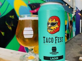 Taco Fest gets its own beer this year, a dressed-up version of London Natural Lager.