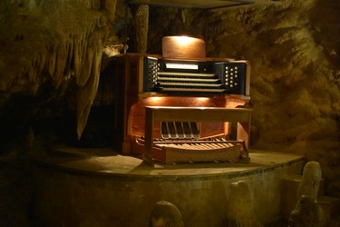 Perhaps the world's largest musical instrument, the Great Stalacpipe Organ deep inside Luray Caverns is  a unique innovation, hooked up to 37 stalactites across 3.5 acres of the caverns. Martin Luther's Christian hymn
A Mighty Fortress is Our God is an inspirational show-stopper on a summer tour.
BARBARA TAYLOR The London Free Press
Luray Caverns, Virginia
June 2019