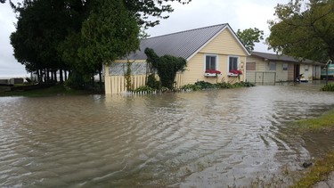 A state of emergency was declared for the Erie Shore Drive area of Chatham-Kent on Tuesday. (Trevor Terfloth/The Daily News)