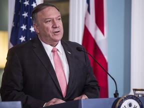 Secretary of State Mike Pompeo. (Photo by Zach Gibson/Getty Images)
