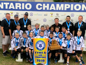 2019 London Blue Devils Tyke A Champions