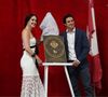 Olympic gold medalists Tessa Virtue of London and Scott Moir of Ilderton were honoured in his hometown Wednesday on their looming induction into Canada's Walk of Fame, in Toronto. (Max Martin/The London Free Press)