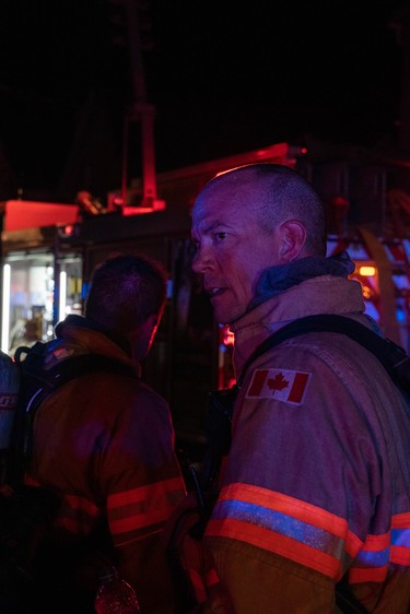 Images from the area where an overnight natural gas explosion and fires occurred after a car going the wrong way on a one-way street slammed into a home late Wednesday. (Max Martin, The London Free Press)