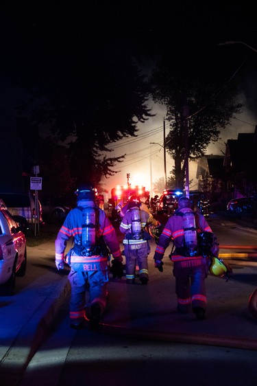 A London firefighter hurt in the Aug. 14 Old East Village blast has been released from hospital, city officials said Friday. (Free Press file)