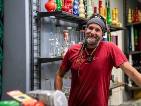 The Organic Traveller, a head shop in downtown London, is closing after 22 years in business. Owner Pete Young said a number of factors lead to the decision. (MAX MARTIN, The London Free Press)