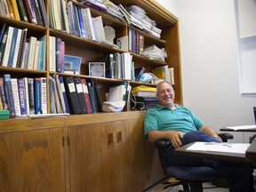 Western University professor is part of a team that is testing corrosion proof copper clad canisters to house nuclear waste. Photos shot in London, Ont. (Derek Ruttan/The London Free Press)