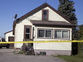 Raymond Beaver was killed in his home at 1 Lansdowne Ave. shortly before midnight on Monday, October 2, 2017. (Derek Ruttan/The London Free Press)