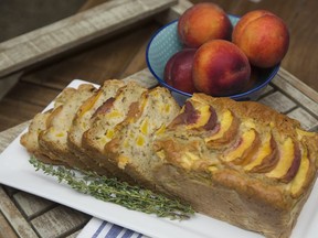 Peach-thyme loaf at Jill's Table in London. (Derek Ruttan/The London Free Press)