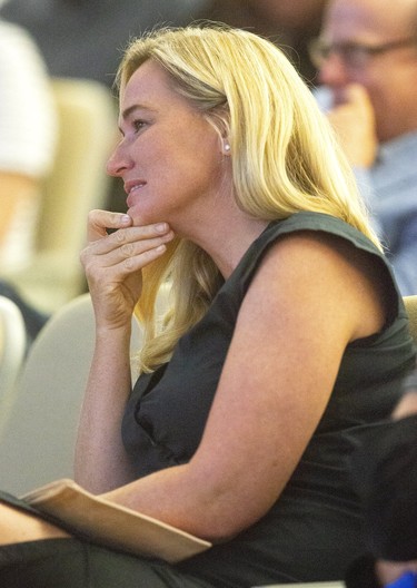 Kina Lindros at Eric Lindros' concussion symposium in London, Ont.    Mike Hensen/The London Free Press/Postmedia Network