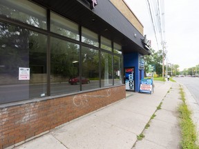 1135 Richmond Street, about a 100m south of the main Western gates will soon house a legal pot store on the main floor of the building.  (Mike Hensen/The London Free Press)