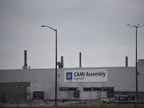 The General Motors CAMI plant in Ingersoll, Ont. on Sept. 16, 2019. (Kathleen Saylors/Postmedia Network)