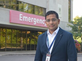 Dr. Amit Garg is a professor at Western University's Schulich School of Medicine and Dentistry and scientist at Lawson Health Research Institute. (Jennifer Bieman/The London Free Press)