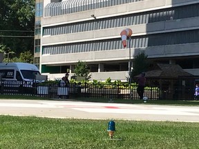 Ornge has suspended landings at London's University Hospital over safety concerns. (HEATHER RIVERS, The London Free Press)