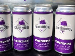 Powerhouse Brewing celebrates Western University Homecoming with purple labels for its flagship Homecoming APA.