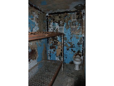 Seven- by- nine foot cells in the Ohio State Reformatory, built for a single inmate, often housed two or three prisoners. (BARBARA TAYLOR, The London Free Press)