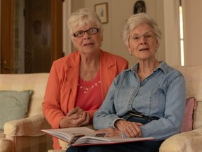 Bonnie Sitter, of Exeter, and Shirleyan English, of London, wrote Onion Skins and Peach Fuzz: Memories of the Ontario Farmerettes. (Free Press file photo)