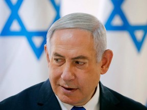 Israeli Prime Minister Benjamin Netanyahu. (Photo by AMIR COHEN / POOL / AFP)AMIR COHEN/AFP/Getty Images